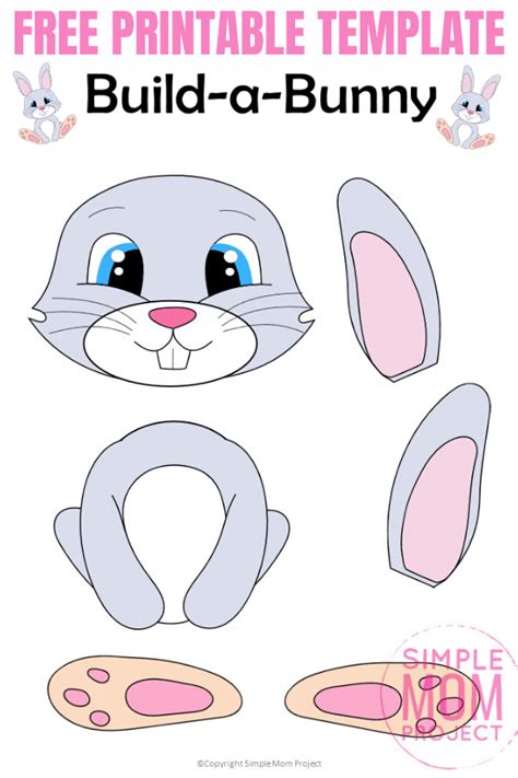Easter Bunny Cutouts Printable